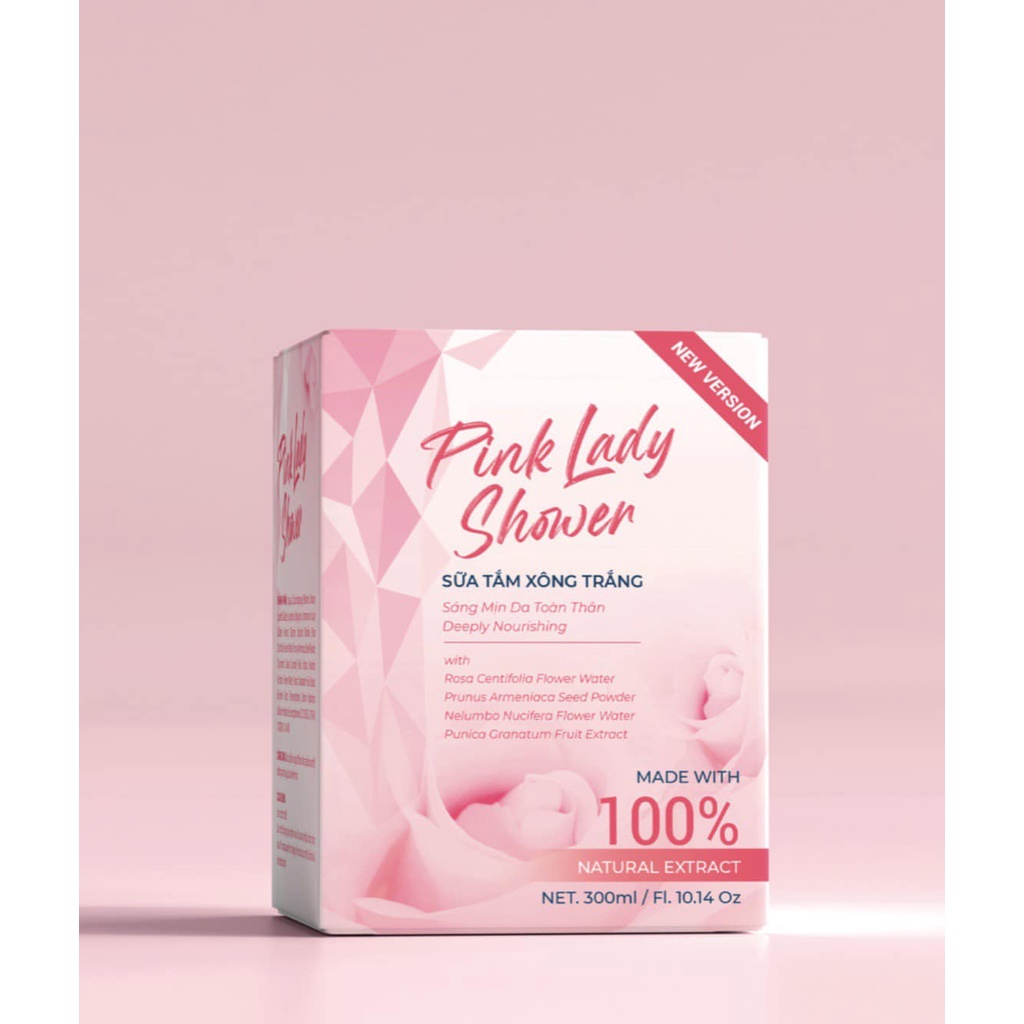 Sữa tắm xông trắng pink lady onaya tq group siêu thơm hàng chính hãng