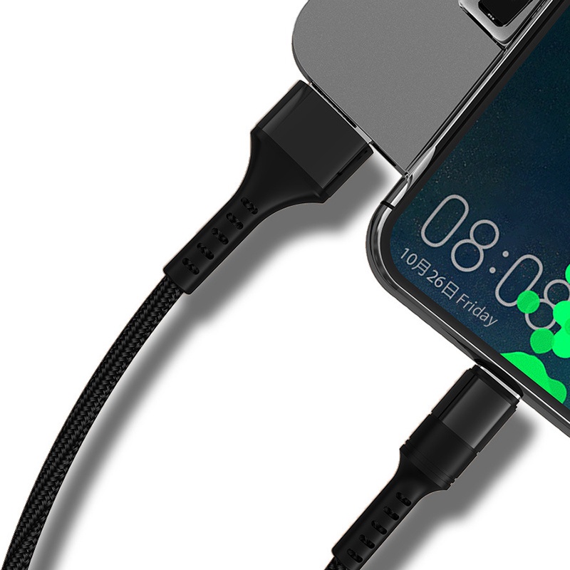 Dây Cáp Sạc Nhanh 2M 5A Bằng nylon Cho Điện Thoại Apple