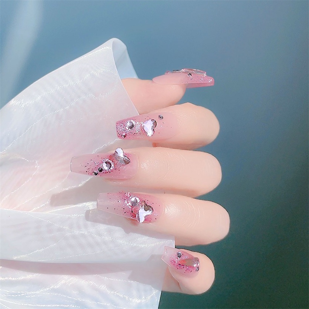 Trong kho khoan Móng Tay Nail Nghệ Thuật Khoan Rhinestone Mix Kính Khoan Hình TỰ LÀM Nail Stickers Nail Đồ Trang Sức Nghệ Thuật COD