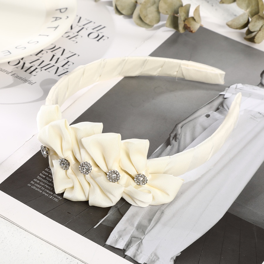 Băng Đô Cài Tóc Đính Đá Lấp Lánh Phong Cách Hàn Quốc Dễ Thương Cho Nữ