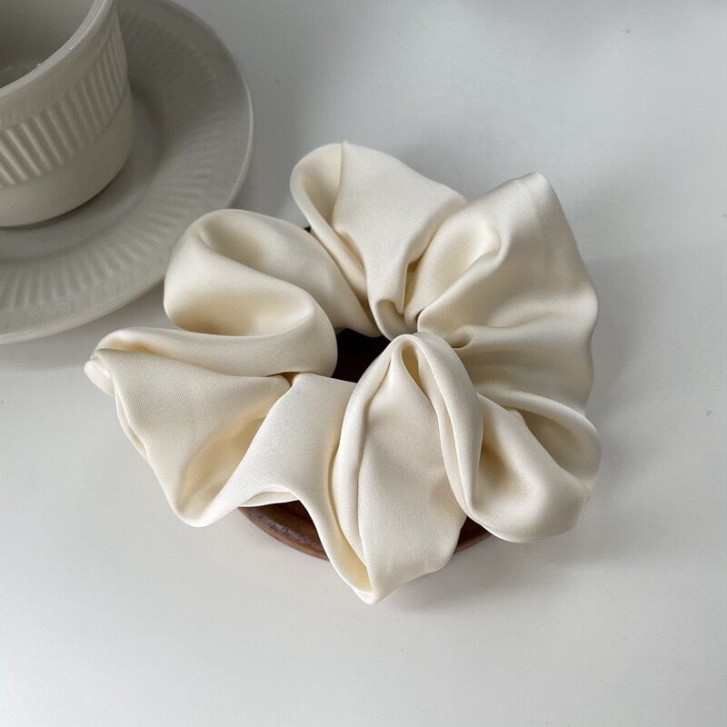 Dây Buộc Tóc Satin Cao Cấp Phong Cách Pháp