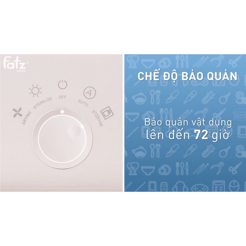 Máy Tiệt Trùng Sấy Khô UV Super 3 Fatz Baby FB4715TN