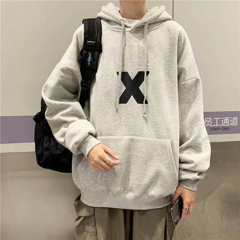 Áo Hoodie Tay Dài Phong Cách Nhật Hàn Xinh Xắn Cho Cặp Đôi (4 Màu M-5Xl)