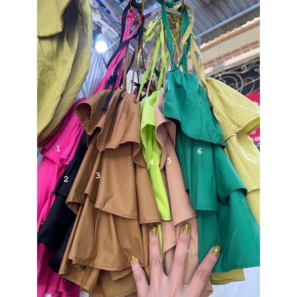 ÁO 2 DÂY BÈO TẦNG ĐIỆU ĐÀ MS12566