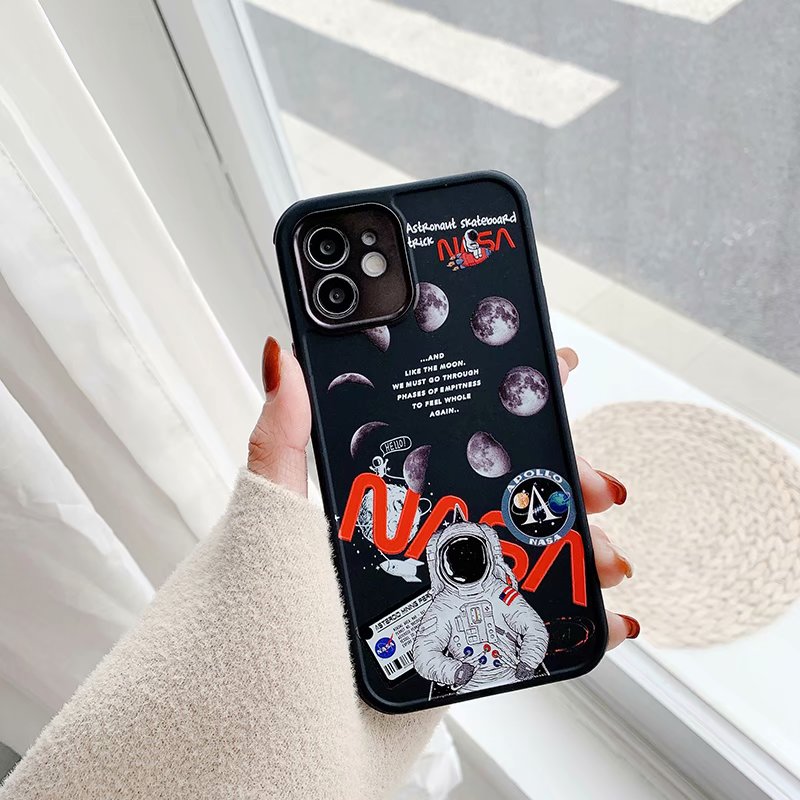 NASA Ốp Lưng Silicone Chống Sốc Thời Trang Cho Iphone 12pro Max 12mini 11pro Max Xs Max Xr Se 2020 7 8 Plus | BigBuy360 - bigbuy360.vn