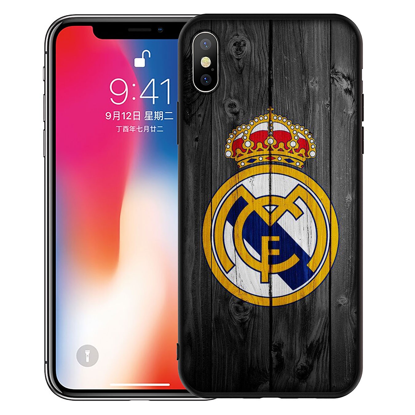 Ốp điện thoại silicon hình logo CLB Real Madrid cho Samsung Galaxy A11 A31 A10 A20 A30 A50 A10S A20S A30S A50S A71 A51