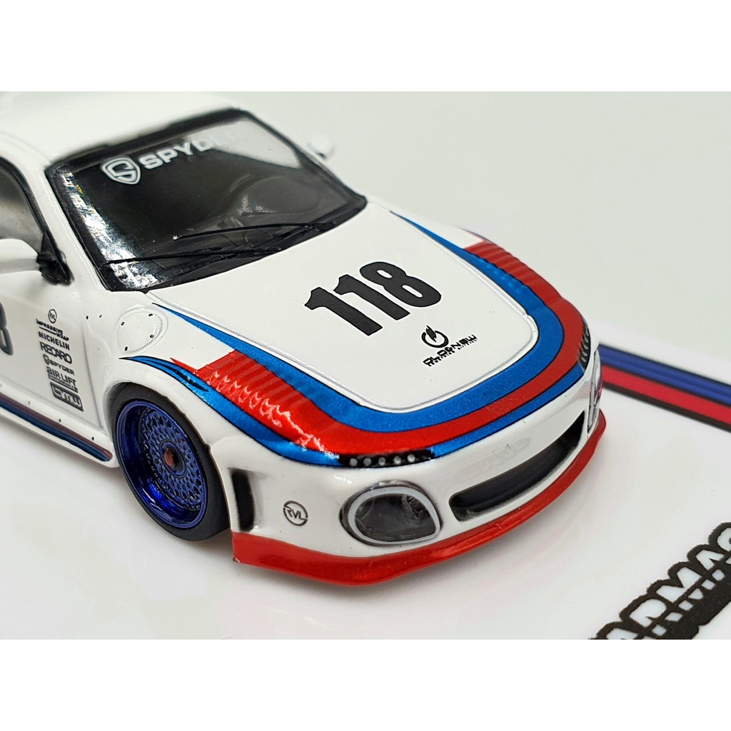 Xe Mô Hình Porsche Old & New 997 White 1:64 Tarmac Works