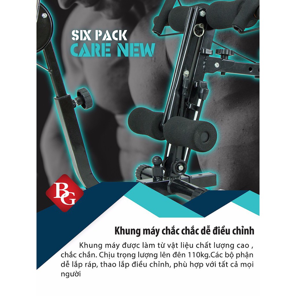 CHAIR NSPC - Máy tập cơ bụng đa năng NEW SIX PACK CARE phối hợp nhiều bài tập, thêm bộ bàn đạp đa năng