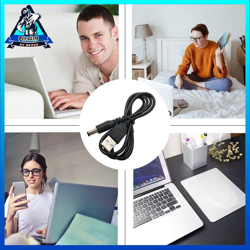 [Fitslim] USB To DC Power Cord 0.8m DC Interface 5.5*2.5 DC Power Wire Adapter