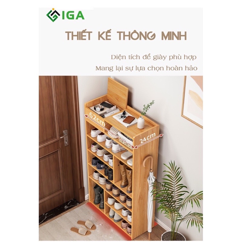kệ gỗ để giày , tủ giày đa năng có hộp tủ đựng đồ GP159
