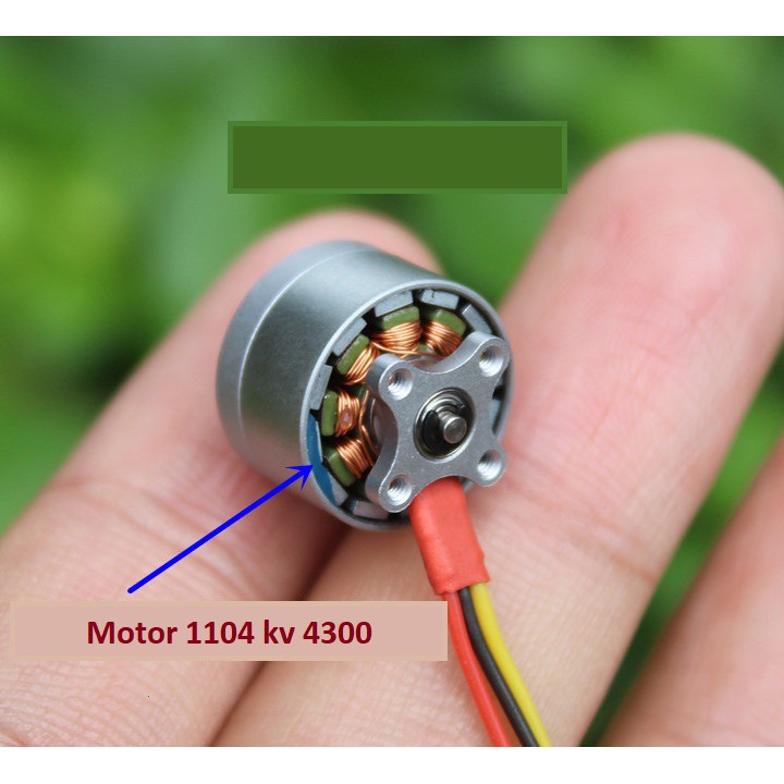 Động cơ motor không chổi than 1104 / 1106 - 4300kv cho mô hình máy bay.