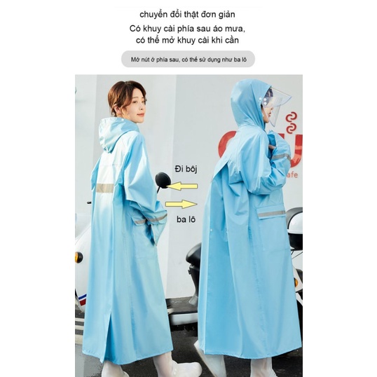 Áo mưa Bộ Froster RainCoat phong cách Hàn Quốc dành cho người có chiều cao từ 160 - 170cm | Home and Garden