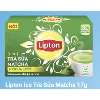 Trà sữa Lipton Matcha - Ô Long 3 trong 1