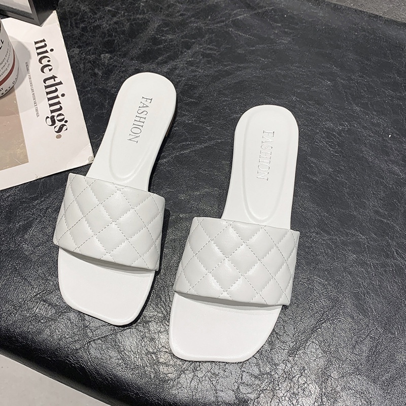 Big Size 34-42 Dép Sandal Nữ XIELUAIZTA Mũi Vuông Thời Trang Hàn Quốc