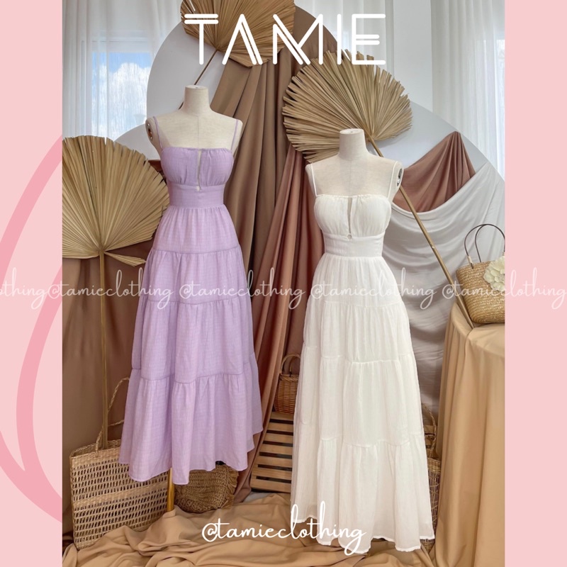 Đầm Maxi Dây mảnh Hở lưng Khoét ngực TAMIEclothing | BigBuy360 - bigbuy360.vn