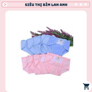 Quần đóng bỉm sơ sinh chất liệu 100% cotton size 1,2,3 cho bé 3 đến 8 kg