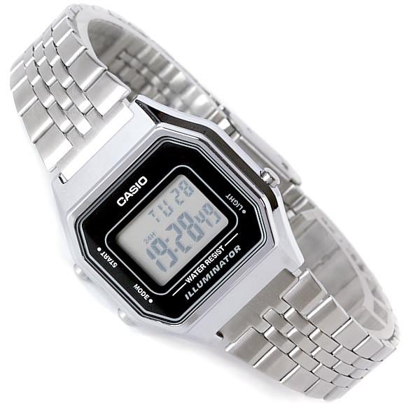 Đồng hồ nữ dây kim loại Casio chính hãng Anh Khuê LA680WA-1DF (28mm)