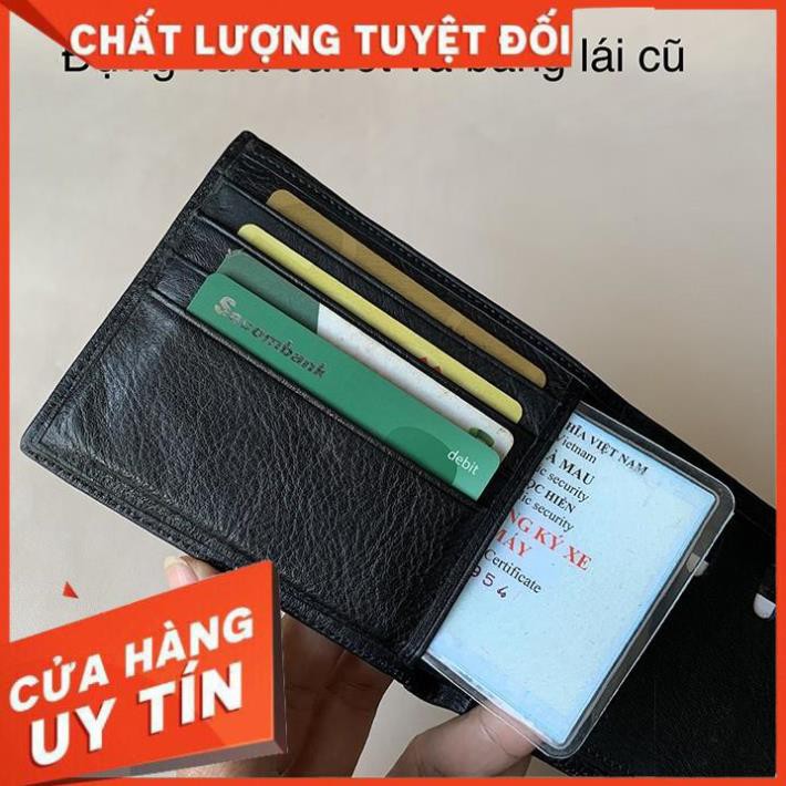 [ Da Cao Cấp 100% ] Ví Nam Da Bò Thật Giá Rẻ VB29 Bảo Hành 12 Tháng | BigBuy360 - bigbuy360.vn