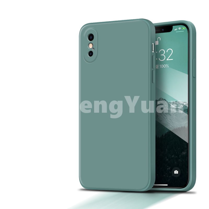 Ốp lưng dẻo màu cạnh vuông iPhone 6G/6S 6Plus 7/8Plus X/XS 11 11 Pro Max XS Max