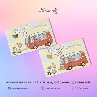 CARTOON / MIẾNG DÁN TRANG TRÍ THẺ ngân hàng, ATM, thẻ xe...KHÔNG ẢNH HƯỞNG TÍNH NĂNG THẺ, skin card - THEDREAMEE.VN