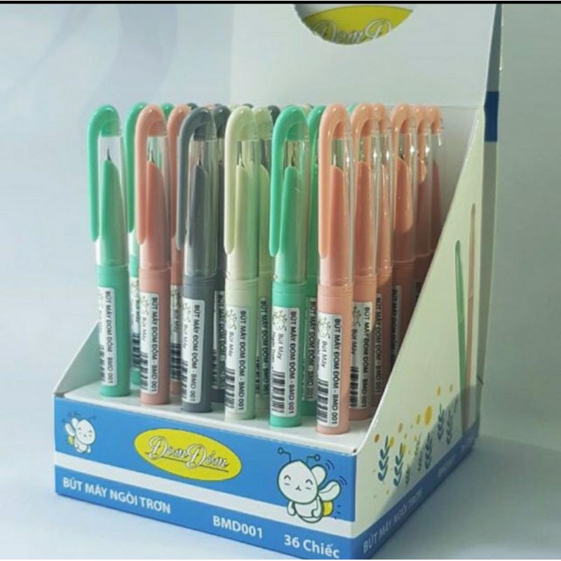 Bút máy ngòi trơn bút kim tinh bút cho học sinh mới tập viết hiệu Đom đóm