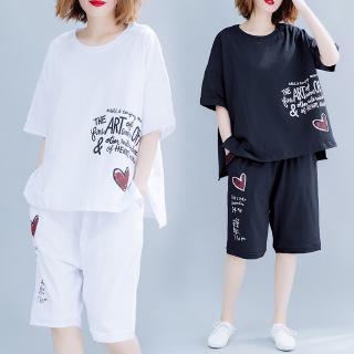 Bộ Đồ Thời Trang 2 Món Che Phủ Bụng Thoáng Khí Cỡ Lớn Cho Nữ