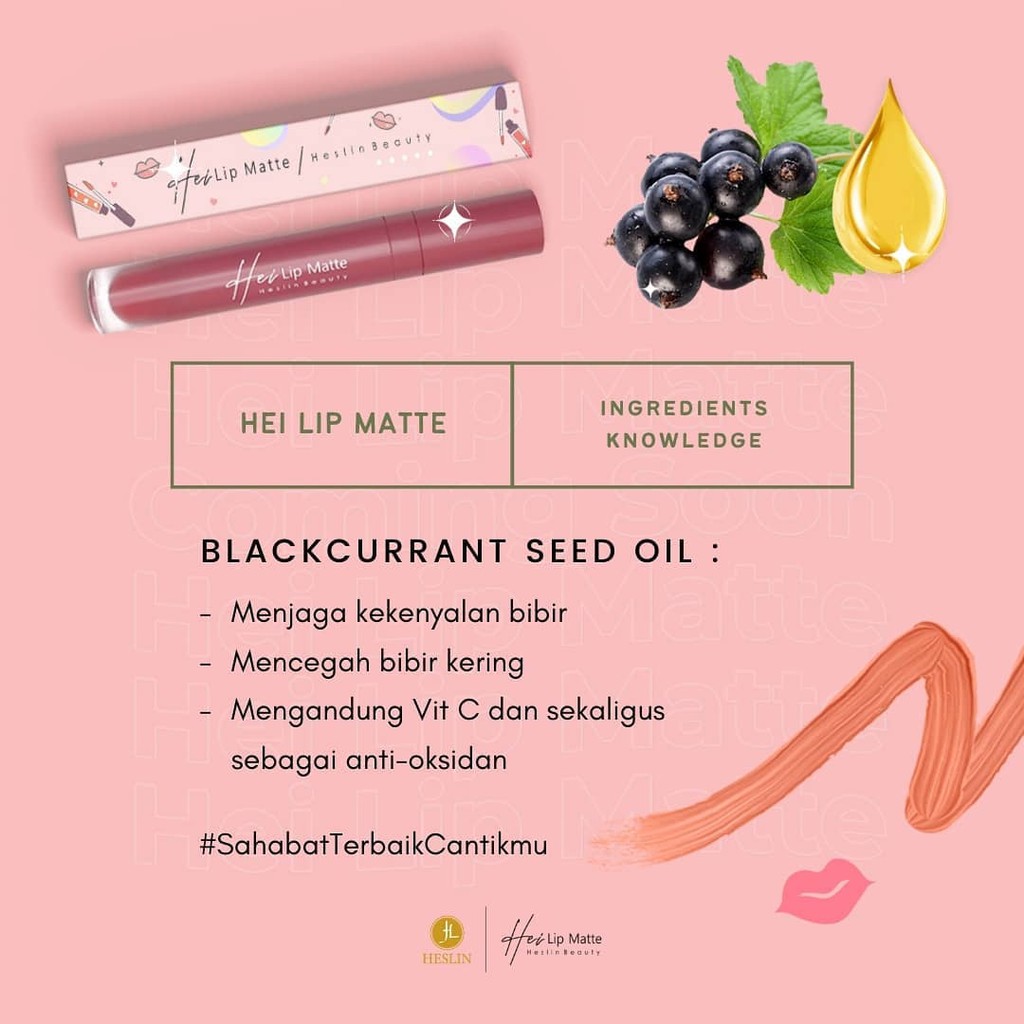 (hàng Mới Về) Son Lì Heslin Beauty Hei Lên Màu Đẹp | BigBuy360 - bigbuy360.vn
