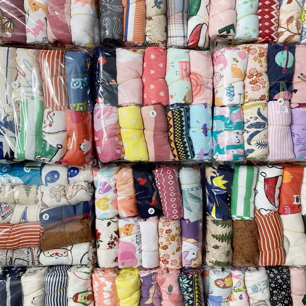 Quần Chục Dài Cotton Chất Đẹp Cho Bé Trai Bé Gái Từ 8-18Kg