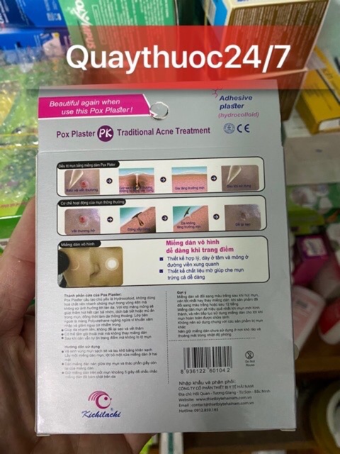 MIẾNG DÁN MỤN POX PLASTER (20 miếng)