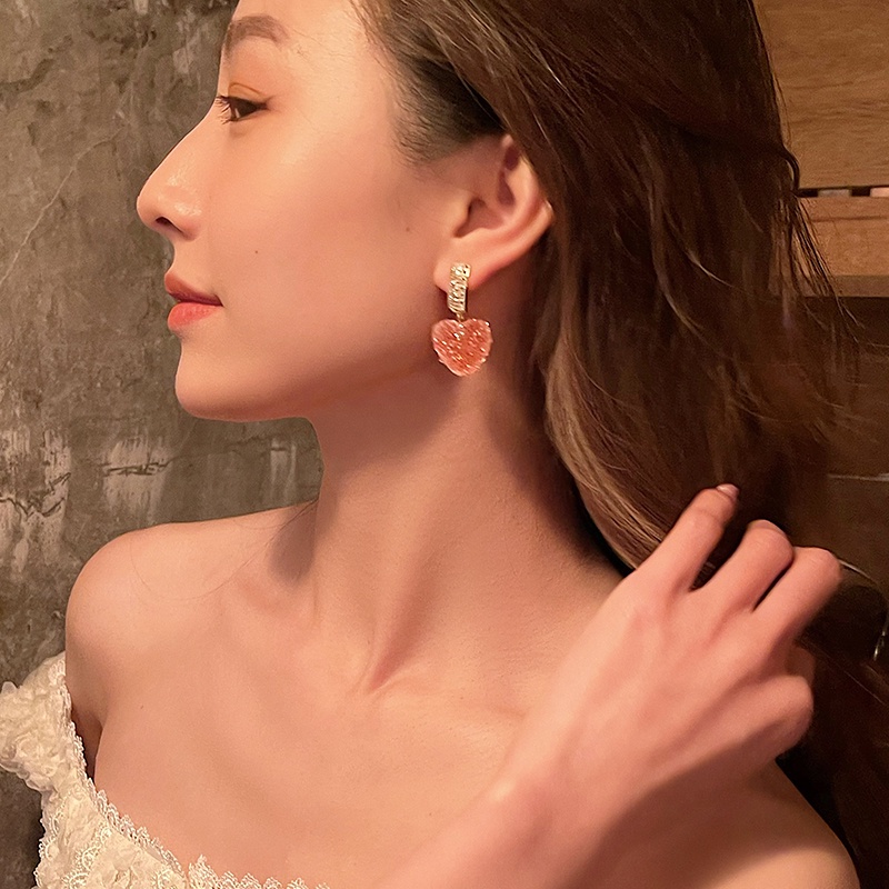 Toàn Bộ Bông Tai Hình Trái Tim Phong Cách Hàn Quốc Thời Trang Mùa Hè 2022