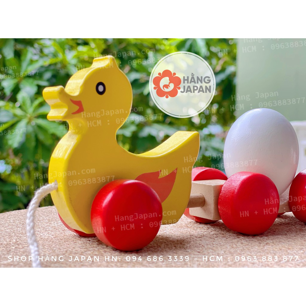 Đồ chơi vịt kéo trứng cho bé cho bé từ 6 tháng trở lên