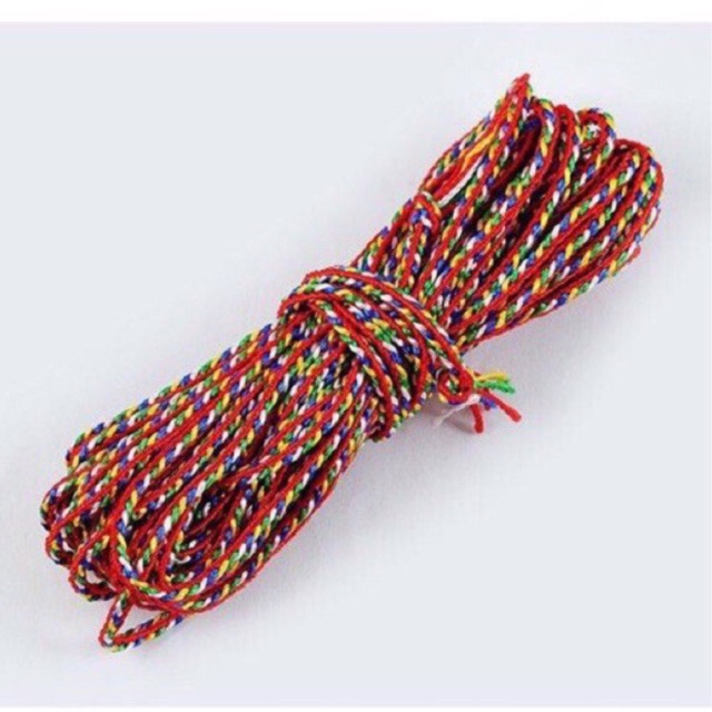 Dây chỉ ngũ sắc sợi 2mm bình an, may mắn - MH634