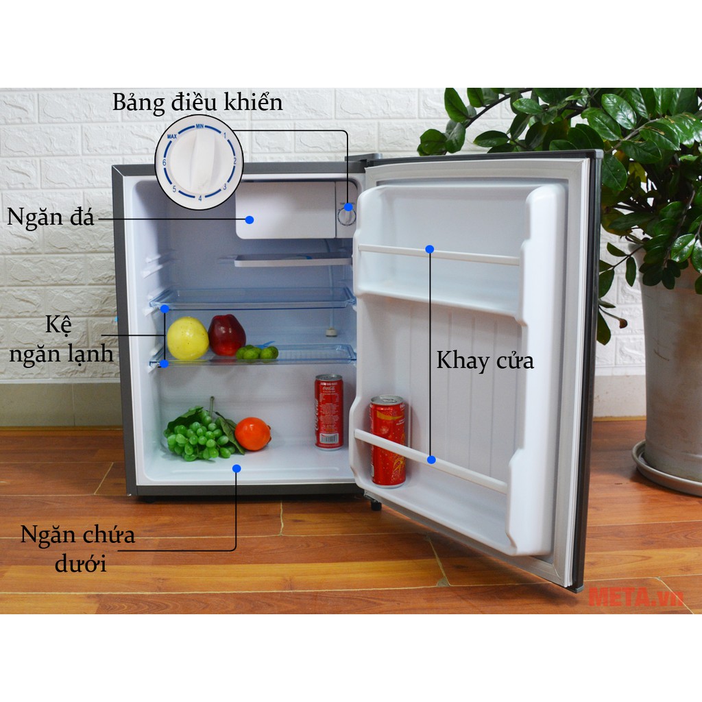 Tủ lạnh mini Funiki 70 lít làm đá nhanh FR-71CD Ghi xám /FR-71DSU Đen  - Hàng chính hãng