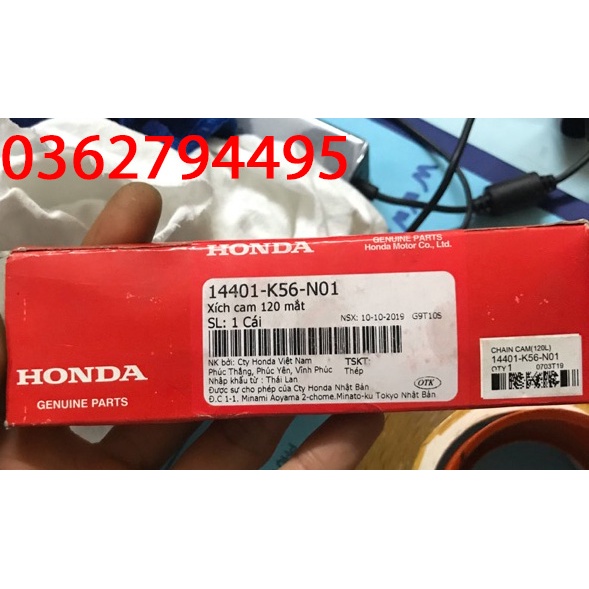 Sên cam/Xích cam 120 Winner v1/Winner X/Winner V3/Sonic chính hãng Honda