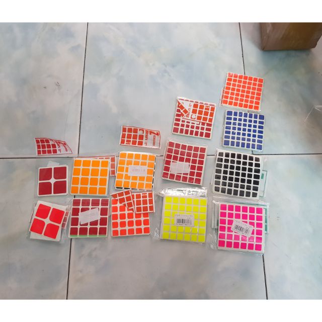 Stk 2x2 , 4x4, 5x5, 6x6, 7x7 phụ kiện rubik