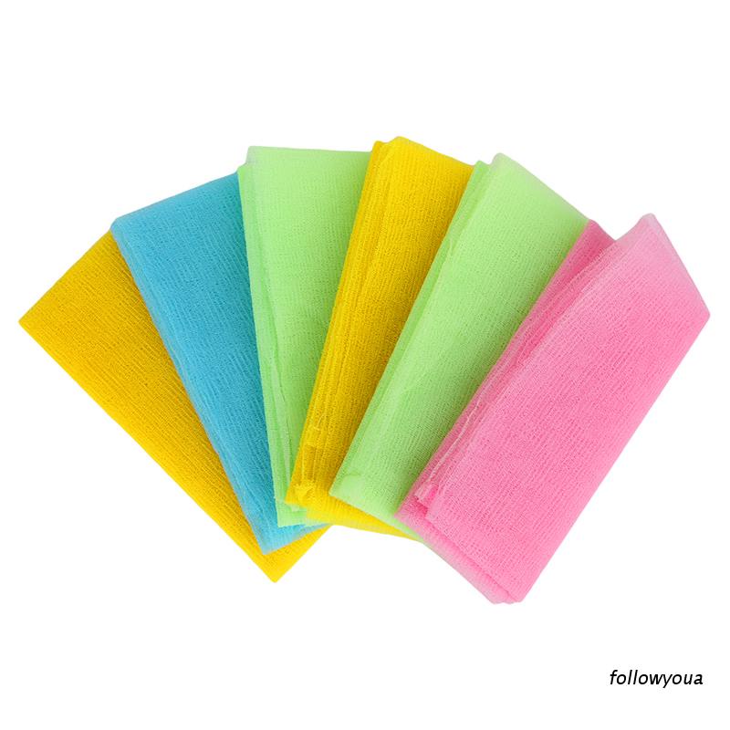 (Hàng Mới Về) Khăn Tắm Nylon Tẩy Tế Bào Chết Tiện Dụng