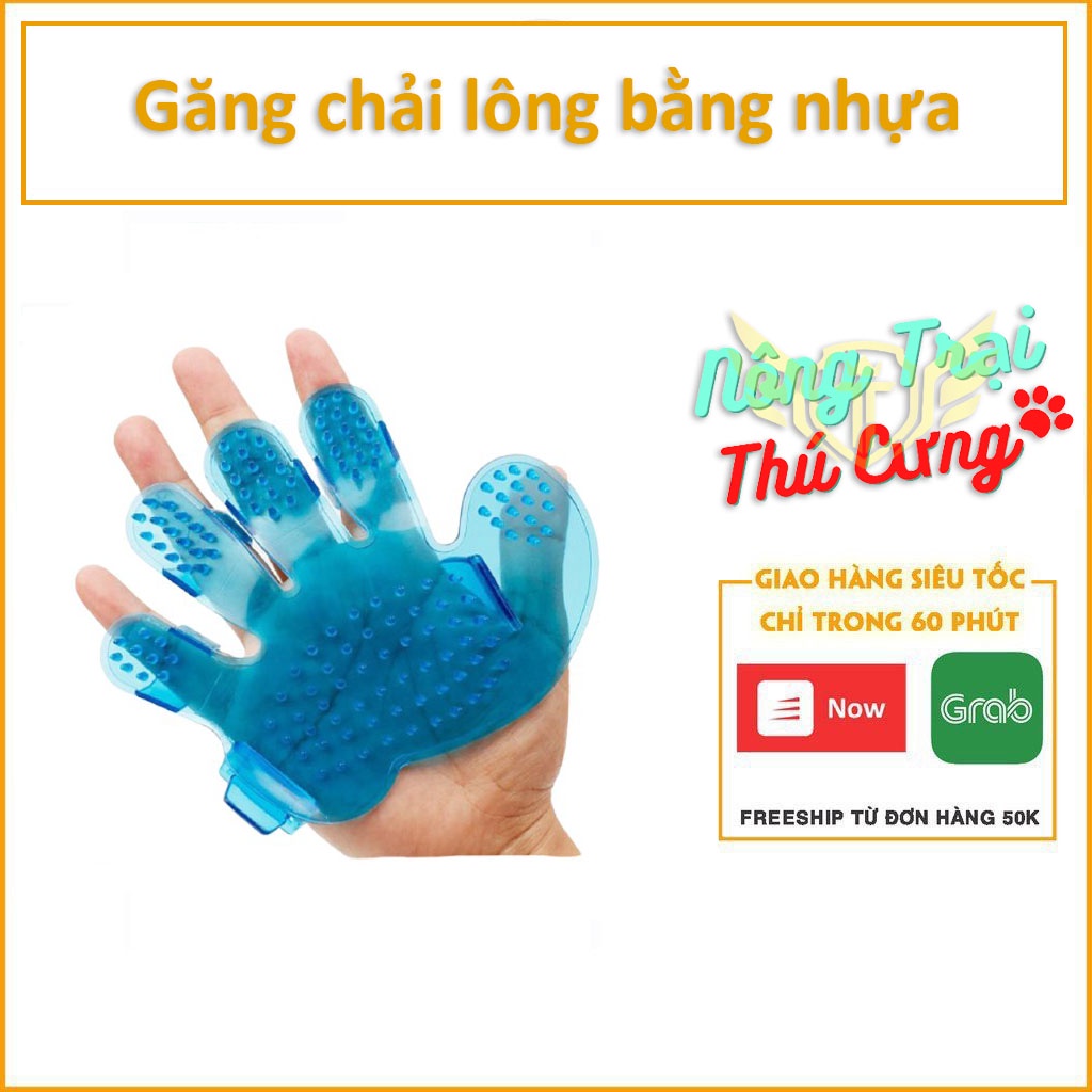 Bàn chải tay tắm cho chó mèo