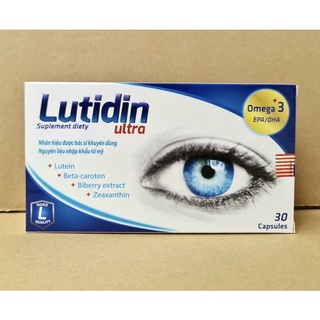 Lutidin Ultra - Bổ sung dinh dưỡng cho mắt (10 viên/vỉ x 3 vỉ/hộp)