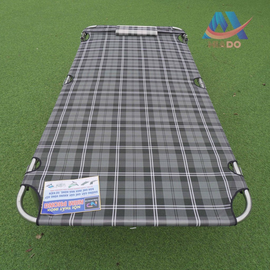 Giường xếp văn phòng Inox 304 bảo hành 2 năm