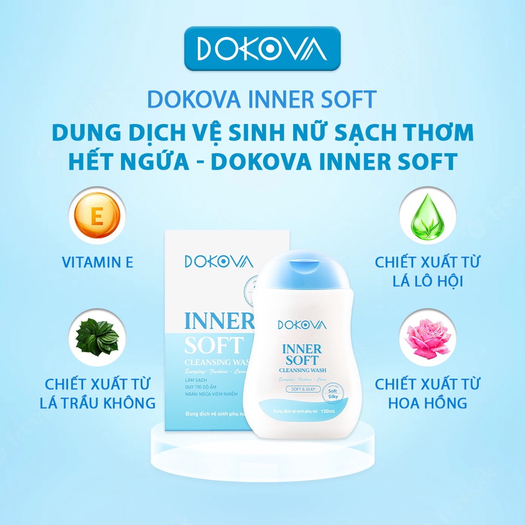 Dung Dịch Vệ Sinh Phụ Nữ Dokova Inner Soft 150ml