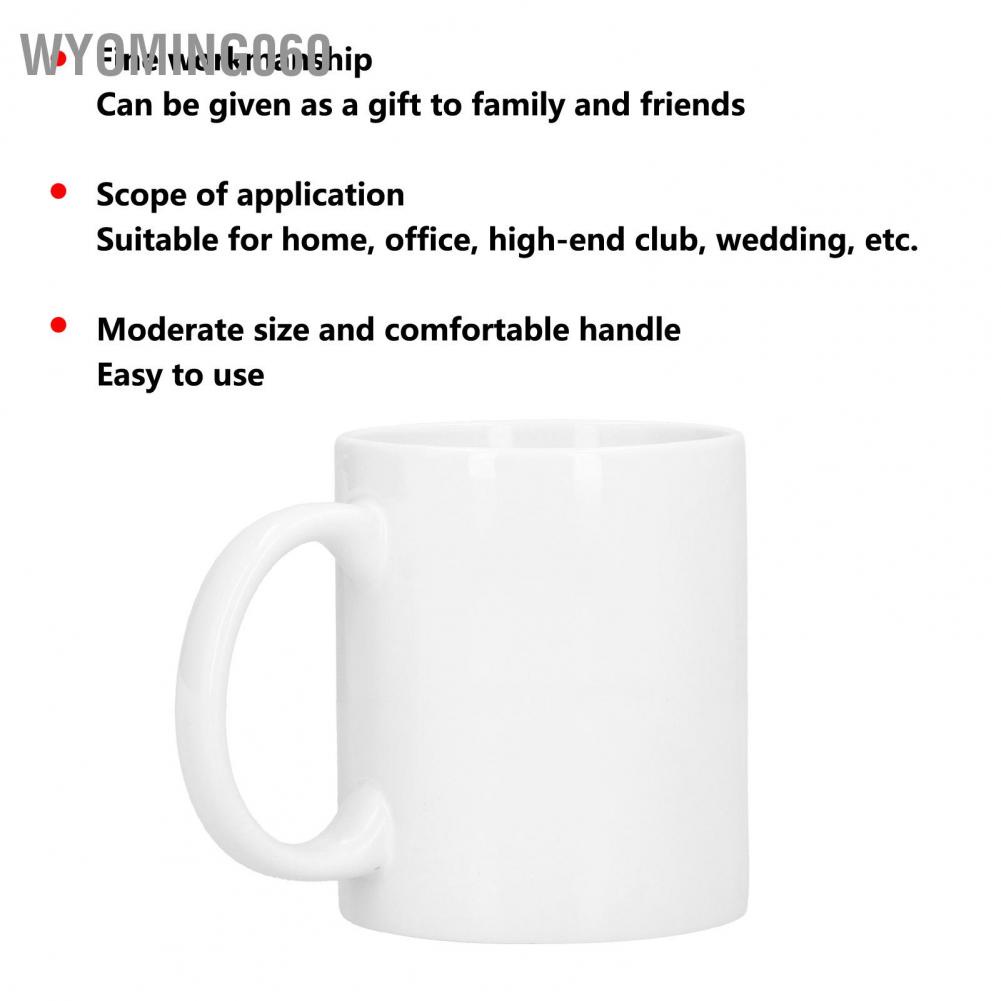 [Hàng Sẵn] Cốc gốm C hình chữ C uống bia cà phê nước ép, dùng cho đám cưới tại văn phòng gia 【Wyoming060】