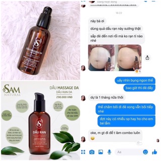 Combo Dưỡng Da SAM NATURAL Dành Cho Mẹ Bầu 🤰🤱