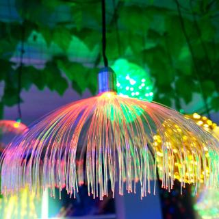 Đèn Led Dạng Sợi Quang Hình Con Sứa Độc Đáo