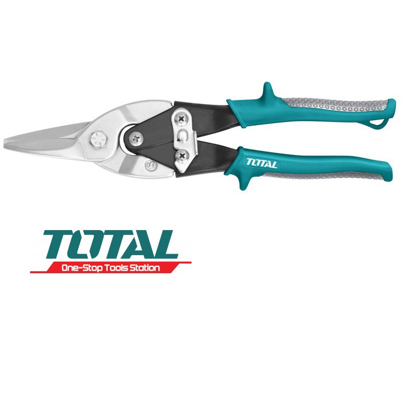 Total Kéo cắt tôn tole mũi thẳng 10inch 250mm Aviation Snip THT522106