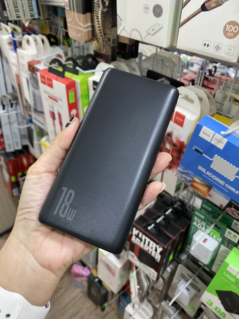 Pin dự phòng BASEUS siêu mỏng chuẩn sạc nhanh 3.0 PD dung lượng 10000mAh -BH 6 THÁNG