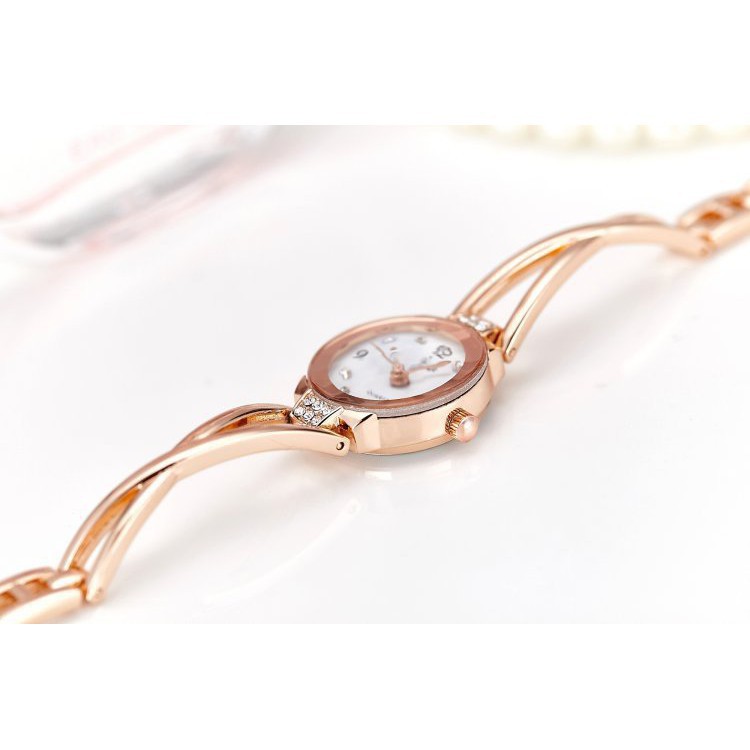 Đồng Hồ Nữ JW J602 Dây Lắc Tay Đính Đá Cao Cấp Sang Chảnh