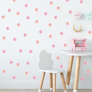 Decal Dán Tường Họa Tiết Chấm Hồng FX-B06