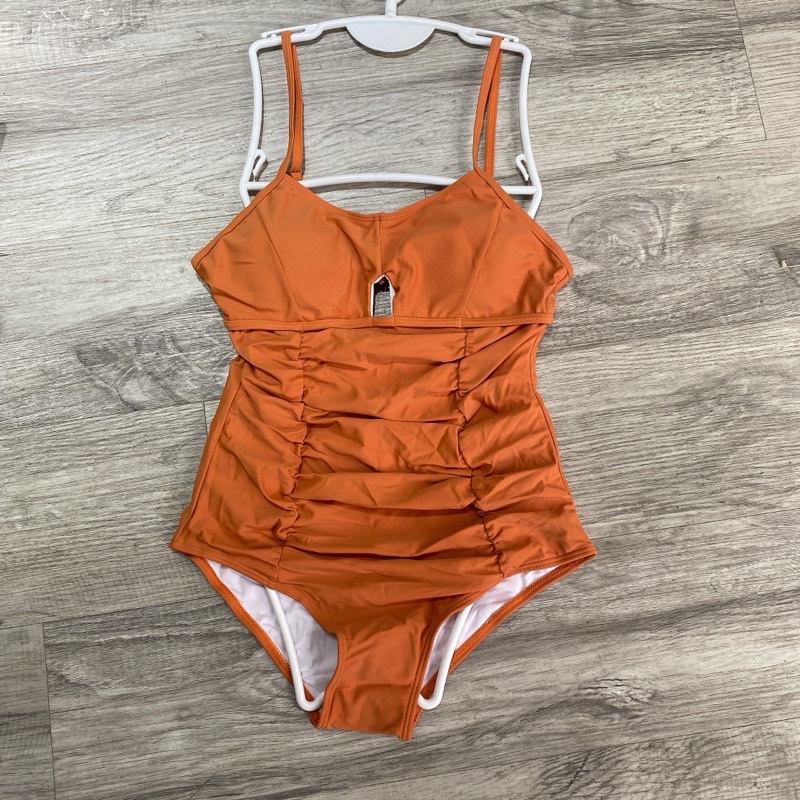 Bikini nữ , đồ bơi liền 1 mảnh hai dây cam nhúm