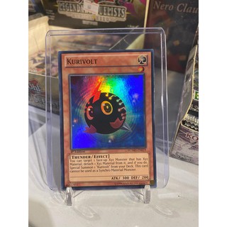 Lá bài thẻ bài Yugioh Kurivolt - Super Rare - Tặng bọc bài nhựa bảo quản
