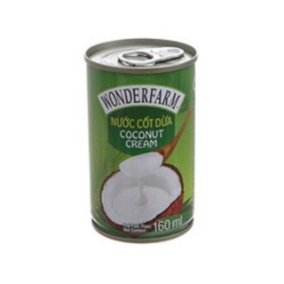 160ml cốt dừa lon Wonderfarm